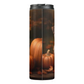 Biewer Terrier Welppy Autumn Delight Pumpkin Thermosbecher (Rückseite)