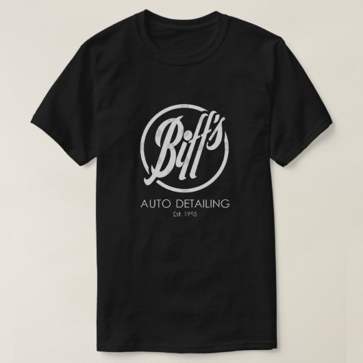 Biff&39;s Auto Detailing (Light) T - Shirt (Design vorne)