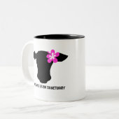 BIFS Logo-Tasse Zweifarbige Tasse (Vorderseite Links)