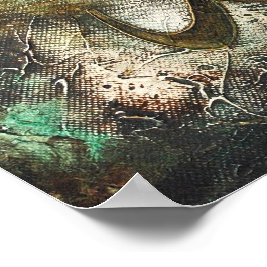 BIG 16x16 Alhamdulillah - Original Islam Art Print Poster (Ecke)