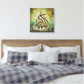 BIG 16x16 ALLAH-U-AKBAR - Leinwand Islamische Kuns (Insitu (Schlafzimmer))