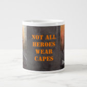 Big 20 oz Coffee Cup Custom Firefighter Tasse Cup (Vorderseite)