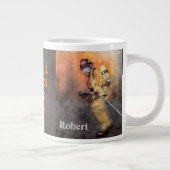Big 20 oz Coffee Cup Custom Firefighter Tasse Cup (Rechts)