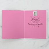 BIG 25 Jubiläum Mama Vater von allen Hummingbird Karte (Innenseite)