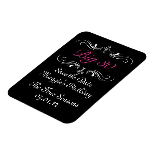 Big 30 magnet (Linke Seite)