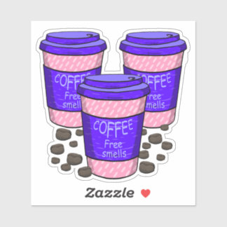Big 3 Cup Kaffee X Aufkleber