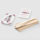 Big 4th Birthday Girl Foto Collage Pink Blume Fächer (Non-assembled)