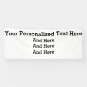 Big 4'x10' kundenspezifisches Banner (Horizontal)