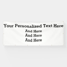 Big 4'x10' kundenspezifisches Banner