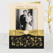 BIG 50-Jährige Foto Gästeschrift Karte (Gelbe Blume)