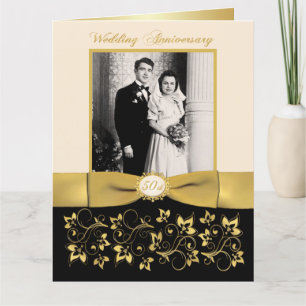 BIG 50-Jährige Foto Gästeschrift Karte