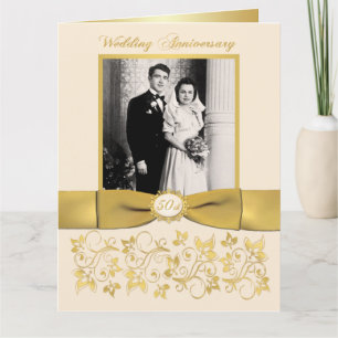 BIG 50-Jährige Foto Gästeschrift Karte
