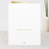 BIG 50-Jährige Foto Gästeschrift Karte (Rückseite)