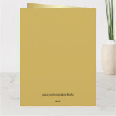 BIG 50-Jährige Foto Gästeschrift Karte (Rückseite)