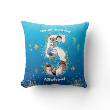 Big 5th Birthday FotoCollage unter dem Meer