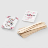 Big 5th Birthday Girl Foto Collage Pink Blume Fächer (Non-assembled)