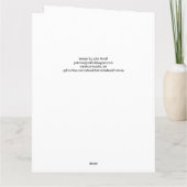 Big 60. Geburtstagkarte Karte (Rückseite)