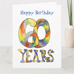 Big 60. Geburtstagkarte Karte