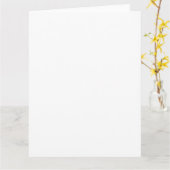 Big, 8,5 Zoll x 11 Zoll geklappte Grußkarte Karte (Gelbe Blume)