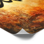 BIG 8x16 Alhamdulillah Poster - Islamische Kunst!! (Ecke)