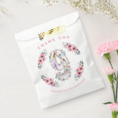 Big 9th Birthday Girl Foto Collage Pink Blume Geschenktütchen (Versiegelt)