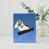 Big Air Snowboarding Postcard Postkarte (Stehend Vorderseite)