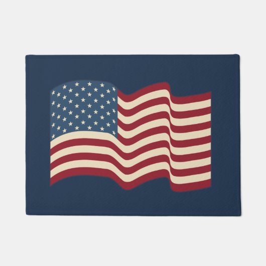 Big American Flag Begrüßungsmatte Doormat Rug Gesc Fußmatte (Vorderseite)