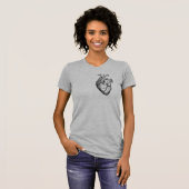 Big Anatomic Heart Heather Gray T - Shirt (Vorne ganz)