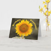 Big and Bright Niedlich Sunflower Geburtstagskarte Karte (Gelbe Blume)