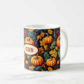 Big and Little Fall Pumpkins Kaffeetasse (VorderseiteRechts)