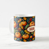 Big and Little Fall Pumpkins Kaffeetasse (Vorderseite Links)