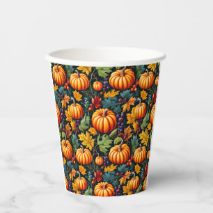Big and Little Fall Pumpkins Pappbecher