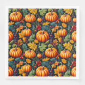 Big and Little Fall Pumpkins Serviette (Vorderseite)