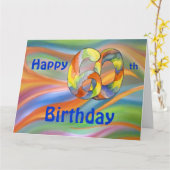 Big and Wild 60. Geburtstagskarte Karte (Gelbe Blume)