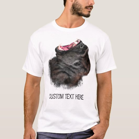 Big Angry Gorilla T - Shirt Spaß - Ihr Text (Vorderseite)