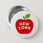 Big Apfel, New York Button (Vorne & Hinten)