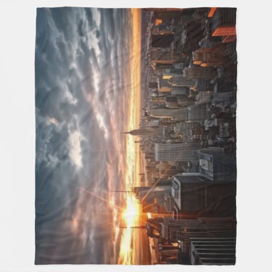 BIG APPLE FLEECEDECKE (Vorderseite)