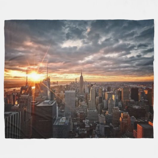 BIG APPLE FLEECEDECKE (Vorderseite (Horizontal))