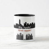 Big Apple! Mini-apple! 11-oz Ceramic mug Tasse (Zentrum)