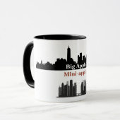 Big Apple! Mini-apple! 11-oz Ceramic mug Tasse (Vorderseite Links)