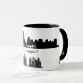 Big Apple! Mini-apple! 11-oz Ceramic mug Tasse (VorderseiteRechts)