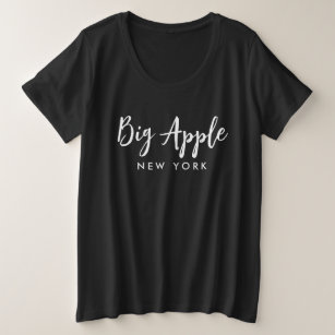 Big Apple New York cool plus Shirt für Frauen