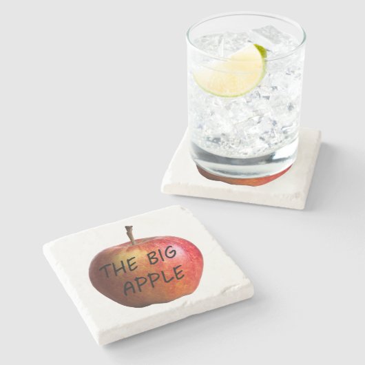 Big Apple Steinuntersetzer (Seitenansicht)