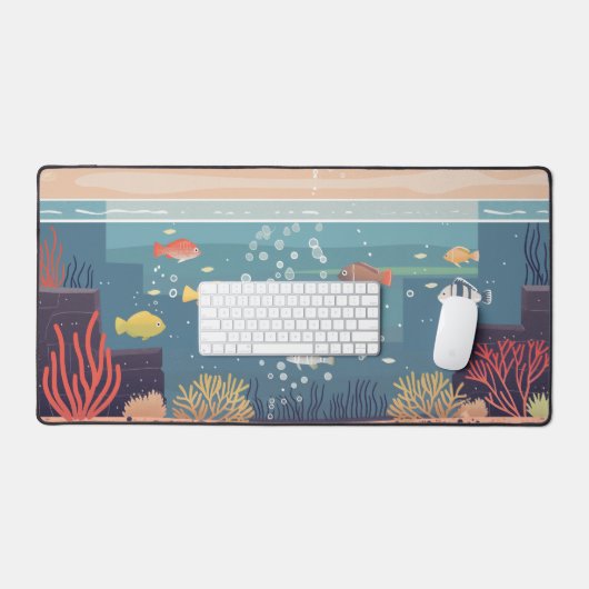 Big Aquarium Schreibtischunterlage (Tastatur & Maus)