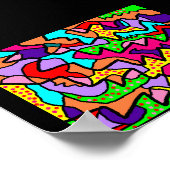 Big Art Bild viele Farben Poster (Ecke)