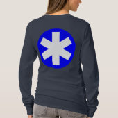Big Asterisk - Blau und Weiß T-Shirt (Rückseite)