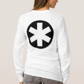 Big Asterisk - Schwarz und Weiß T-Shirt (Rückseite)