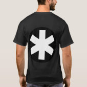 Big Asterisk - Schwarz und Weiß T-Shirt (Rückseite)