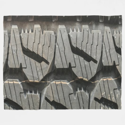 Big Automotive Autos alte Reifen Black Road Trips Fleecedecke (Vorderseite (Horizontal))
