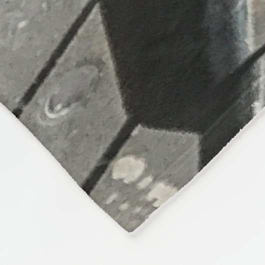 Big Automotive Autos alte Reifen Black Road Trips Fleecedecke (Ecke)